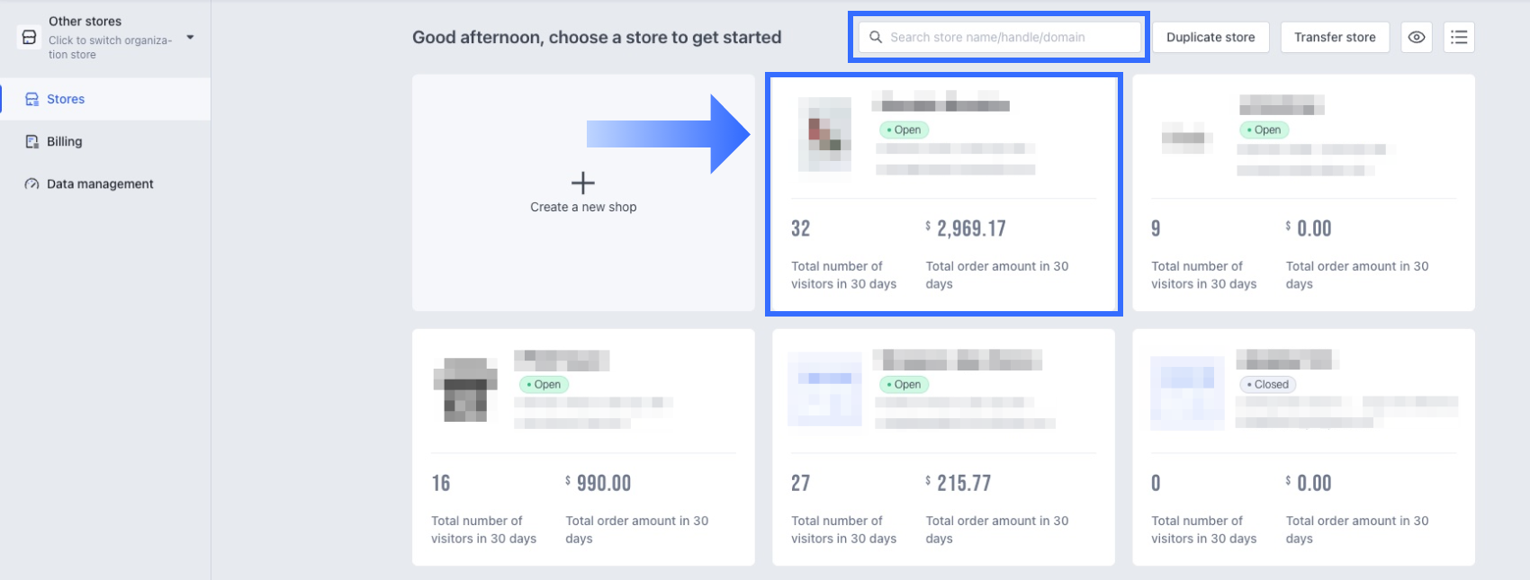 1.1 Switching via store list.png