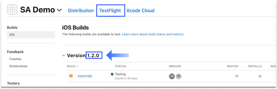 2-2-4-1.2 App Store Connect TestFlight tab.png