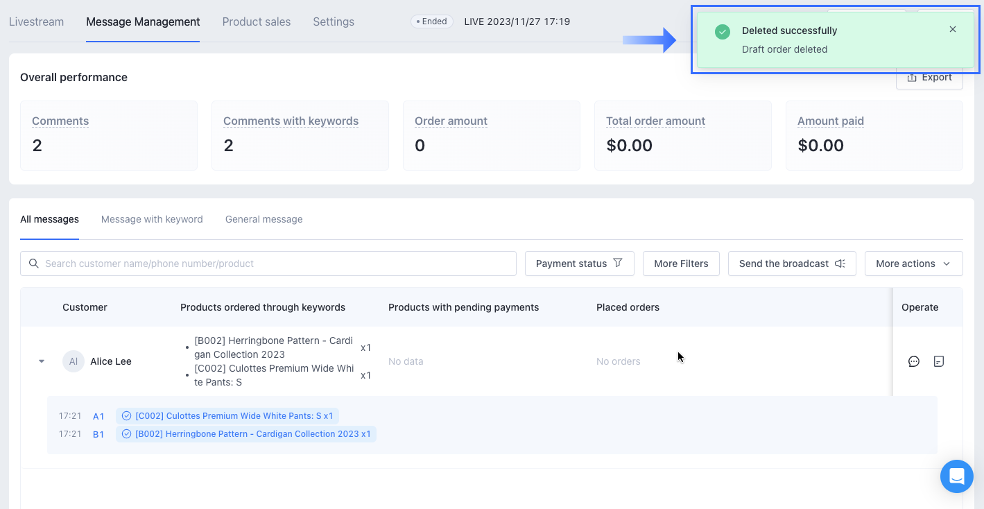 4-Deleting Draft Orders For Livestream Sales.png