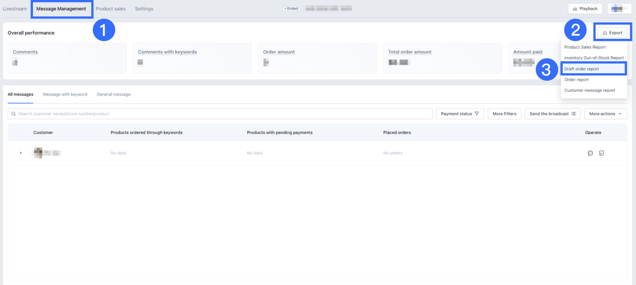 1-1. Quản lý tin nhắn _ Xuất _ Báo cáo đơn hàng nháp.png