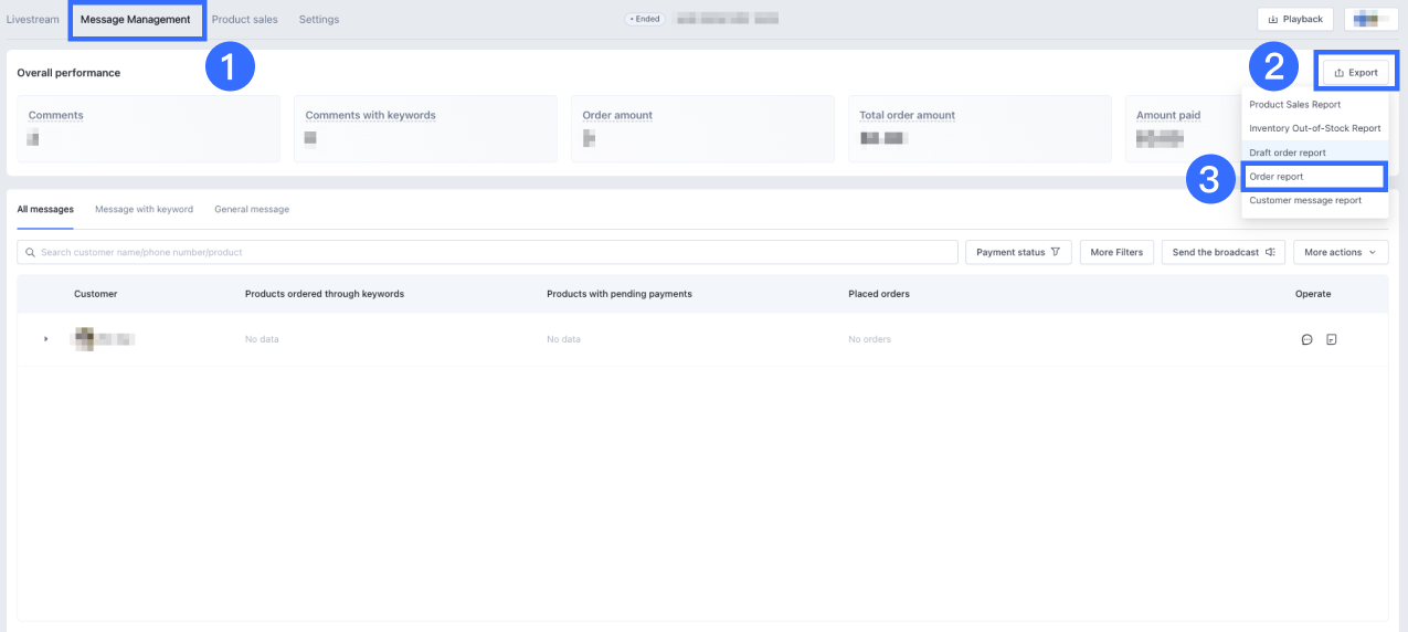 1-1. Quản lý tin nhắn _ Xuất _ Báo cáo đơn hàng nháp (1).png