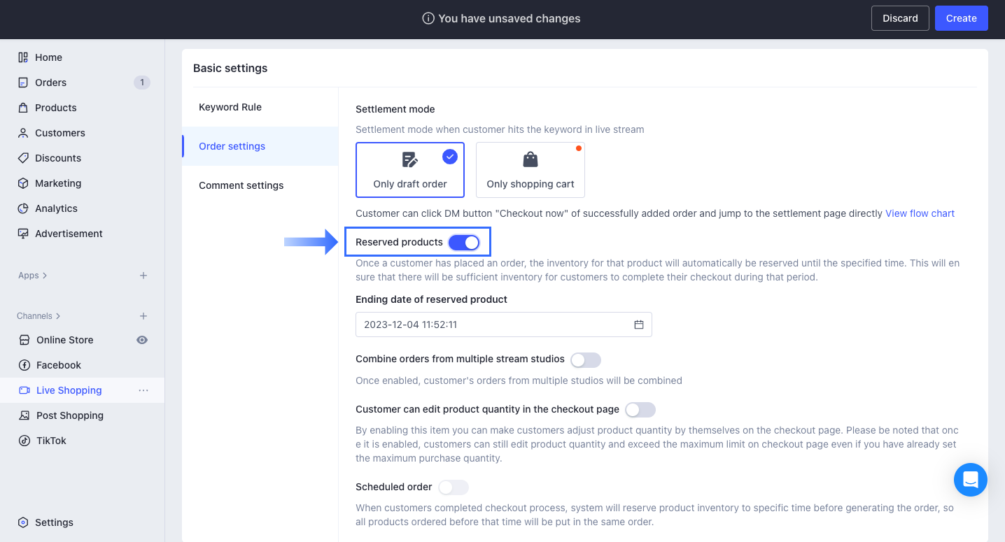 2-Reserving Products During a Livestream.png