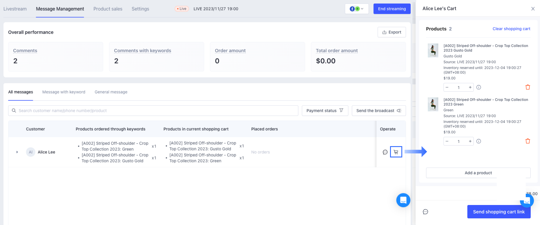 8-Reserving Products During a Livestream.png