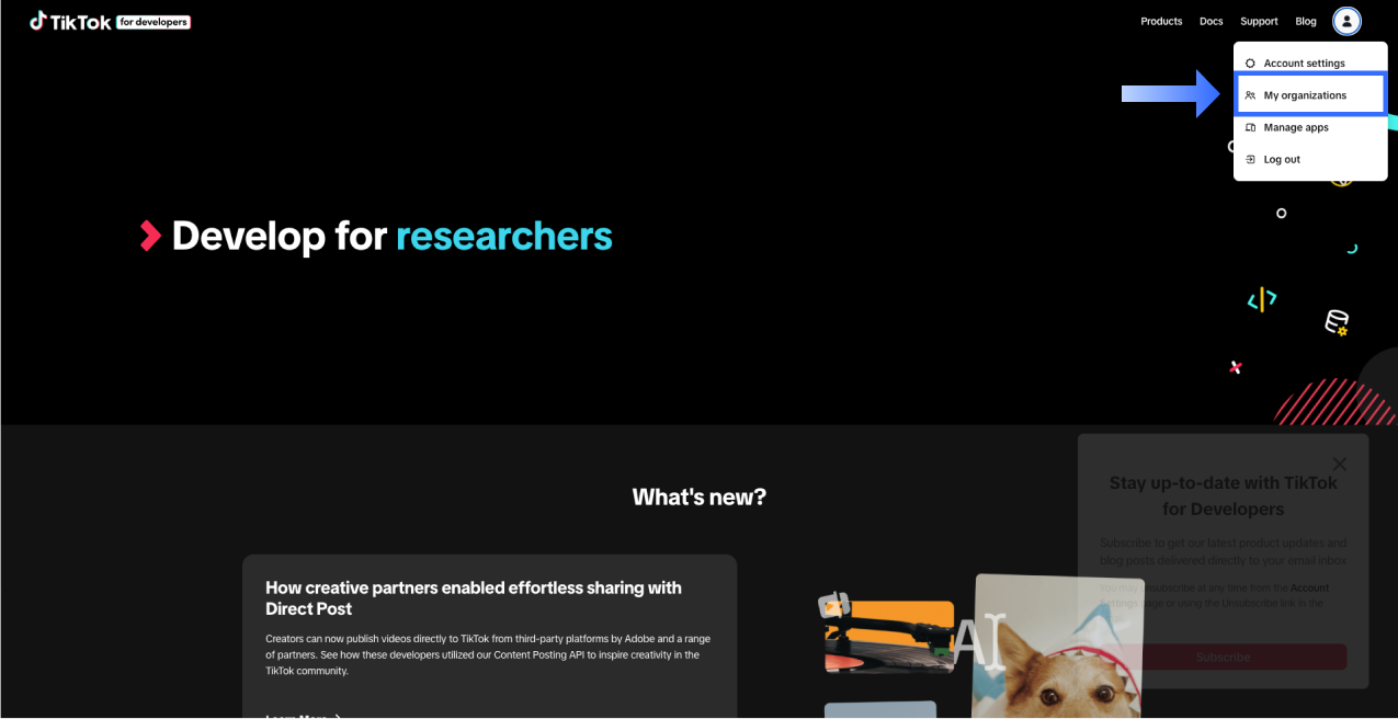 2-2-1. Tổ chức của tôi, trang chính.png