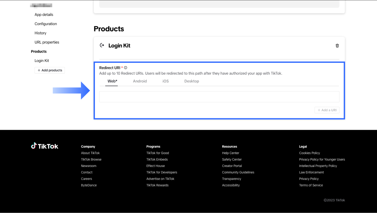 2-7. Products _ Redirect URL.png