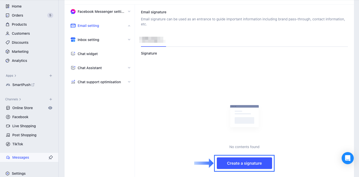 8-Linking Email to SHOPLINE Message Center.png