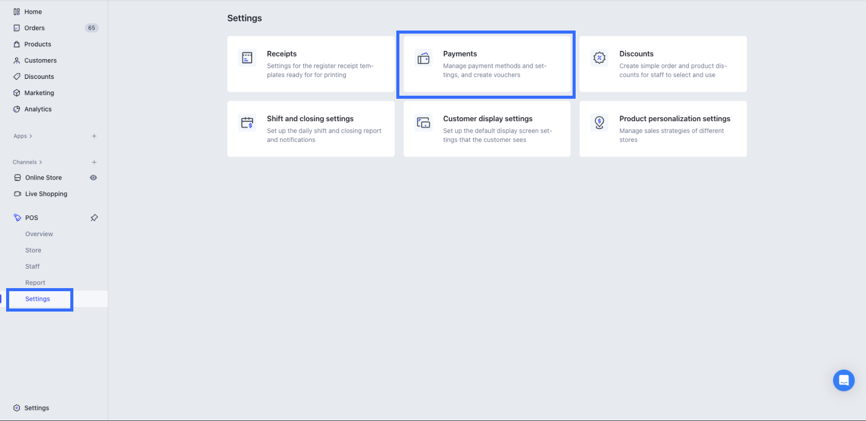 8 settings payments.png