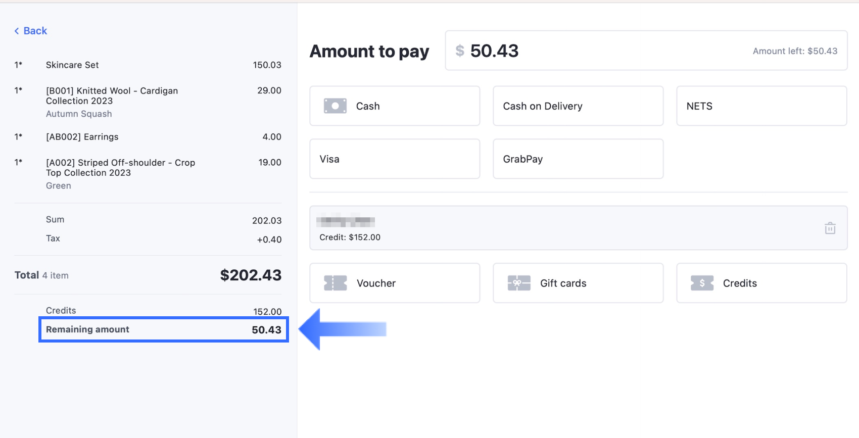 2.4 Đổi Tín dụng Cửa hàng tại Thanh toán_Các phương thức thanh toán khác.png